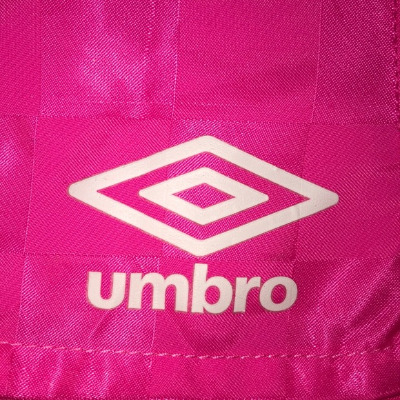 Umbro Youth Rio Check Shorts, Pink Punch - Picture 3 of 4